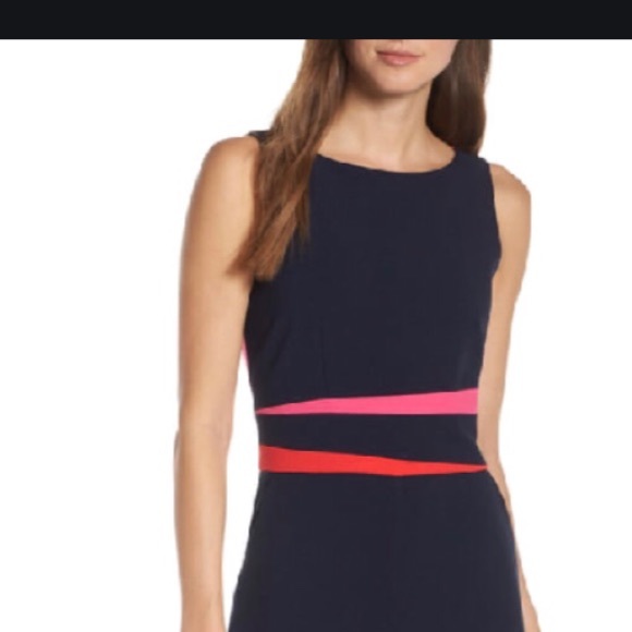 vince camuto colorblock jumpsuit